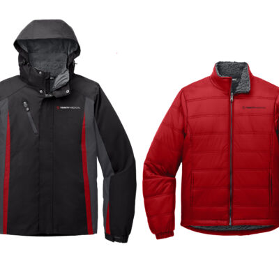 J321 | Black/Magnet/Signal Red | Embroidered Trinity - Colorblock 3 in 1 Jacket Thumbnail