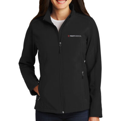 L317 | Embroidered Trinity - Women's Core Soft Shell Jacket Thumbnail