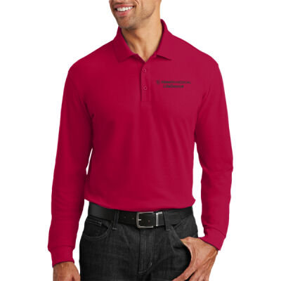 K100LS | Red | Embroidered Trinity LifeSource - Long Sleeve Core Classic Pique Polo Thumbnail